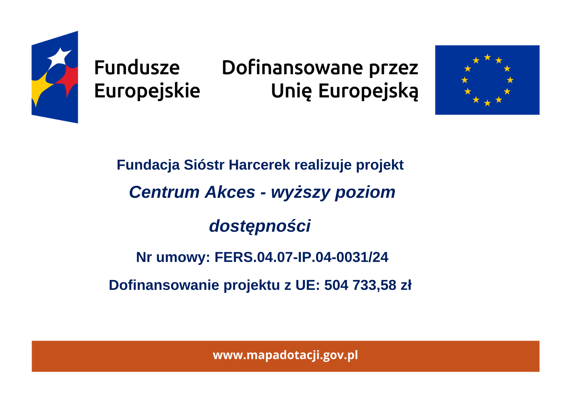 "Centrum Akces - wyższy poziom dostępności"